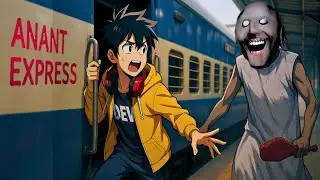 ANZU SENPAI STUCK IN A LOOP ON AN INDIAN TRAIN | ANANT EXPRESS