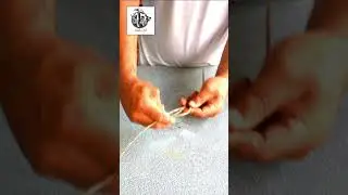 How quickly make a loop on the steel cable rope #shorts #steelwirecable #cablerope #lifehacks #diy