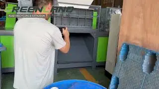Greenlandplast Dual Shaft Shredder for Plastic Pallet Shredding