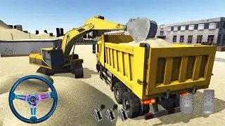 Sand Excavator Simulator 2021- Truck Driving Games - Android Gameplay - New game 2021