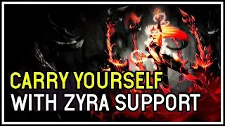 اول قيم ب Zyra - (السبورت المستفز!!) 😂 || League of Legends