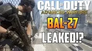 Call of Duty: Advanced Warfare - BAL 27 ASSAULT RIFLE INFO! LEAKED AW Weapons GUNS!