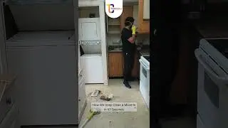 Deep Move-In Cleaning in 60 Seconds! Watch the Magic Happen! 🧹🚀