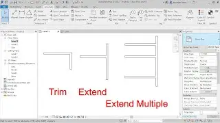 Trim / Extend in Revit
