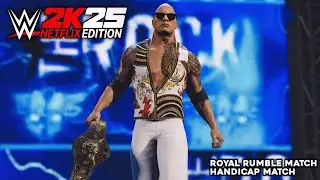 WWE 2K25: Netflix Edition (Новый матч &laquo;Королевская битва&raquo; и матч с гандикапом) Геймплей на Androi...