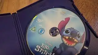 (ASMR no talking) Overview of the UK 3 DVD box set of Lilo and Stitch 1, 2 & 3