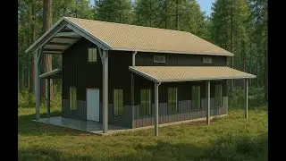 Discover the Ultimate 24x30 Barndominium Kit [Two-Story Gable Roof]
