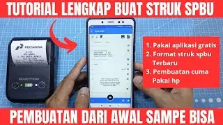 CARA MEMBUAT STRUK SPBU PERTAMINA SAMPE BISA