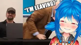 He ran away