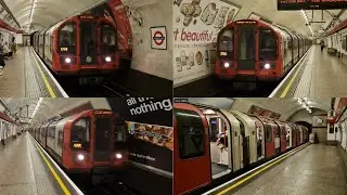 Central Line Train Action at Chancery Lane Station | Central Line Train Movements at Chancery Lane