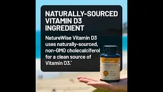 NatureWise Vitamin D3 5000iu | Boost Immune System, Bone & Muscle Health Naturally | 1 Year Supply R