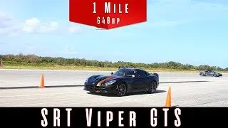 2013 Dodge SRT Viper GTS (Top Speed Test)