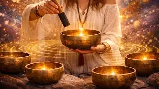 The most powerful frequency in the universe! Attract miracles with authentic Tibetan bowls | ASMR