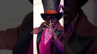 Tiana&rsquo;s villain Dr Facilier at Oogie boogie bash