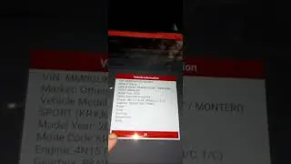 Mitsubishi montero code P1276 fuel filter exchange fail