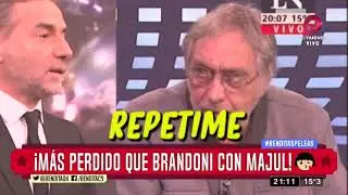 ¡Más perdido que Brandoni con Majul!