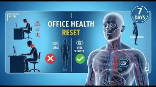 Office Health Explained: Back Pain, Eye Strain, Burnout & The 7-Day Reset (Science + Fixes)