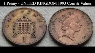 1 Penny - UNITED KINGDOM 1993 Coin & Values
