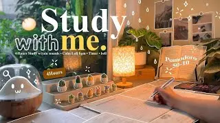 Study with me l class 10 boards l 4 hour focus session