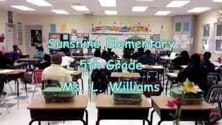Harlem Shake Sunshine Elementary Ms. Williams 5th Grade Class