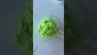 Mixing Model Magic into Clear Gloss Slime 💦 #Shorts