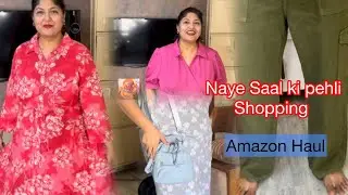 Naye saal ki first shopping from Amazon #collab #ad