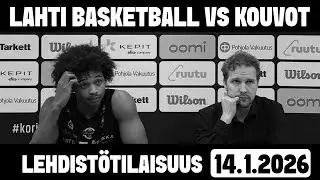 Lehdistötilaisuus Lahti Basketball - Kouvot 14.01.2026