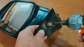 How to rebuild a 1993 Land Cruiser 80 series' broken side view mirror.