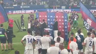FC Barcelona winners of LA FESTA DEL GAMPER. Johan Cruyff Cup 2025