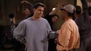 One where Joey teaches how to dance; Friends in 4K