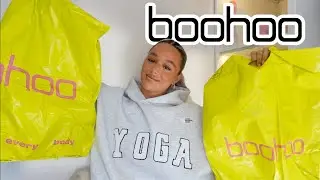*new in* autumn boohoo try on haul 🍂🍁 | zara & skims dupes?! 😱