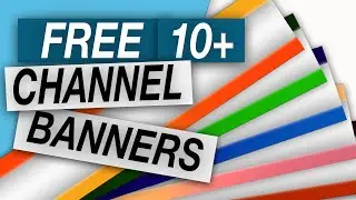 No Text Channel Banners FREE Download 2020 | Gradient YouTube Banners
