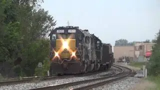 Leslie RS5T train horn CSX 2623 GP38-2 leads J783 Toledo Subdivision