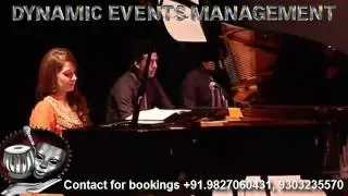 Indian Female Grand Piano Artist Instrumental Lagja Galey Old Song In Wedding Reception