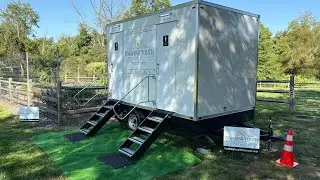 Finishing Touch Restroom Rentals & Apple Blossom Farm, Princeton NJ Restroom Trailer for Wedding 