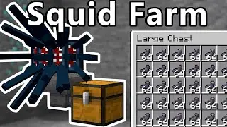 Squid Farm / Inc Sac | 5500+/hr | Minecraft 1.20+