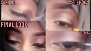 Step by step: eye makeup for beginners #STEPBYSTEPMAKEUP#TAJSISTERS#EASYEYEMAKEUP#SHORTS