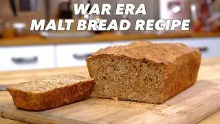 Baking No-Knead Malted Bread from a War Era Vintage UK Cookbook