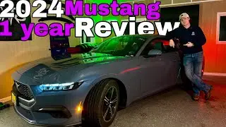 Отзыв владельца Mustang S650 EcoBoost 2024 года выпуска (спустя год после покупки).