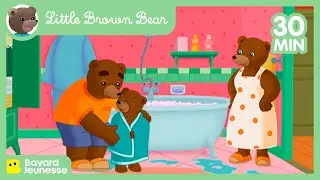 🫧 Little Brown Bear takes a bath 🫧 - Cartoon for kids