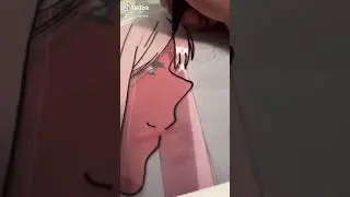 Zero two and hiro painting (glass painting)🦋✨