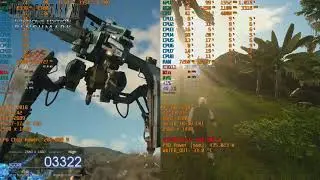 FINAL FANTASY XV 6400t vs Threadripper 1950X VEGA 56 BIOS 64 2560X1440 High
