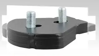 CURT 16992 A-Series 5th Wheel Wedge Kit for Rotating Pin Box , Black