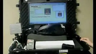 Demonstration Showing How to Create an ID Badge Using the Mobile Badging Unit