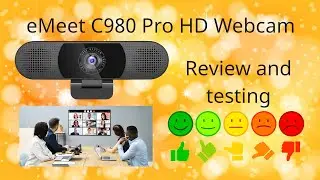 Meet the eMeet C980 Pro HD conferencing Webcam