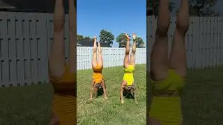 Handstands, who won? W/@youraubsome