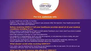 IZERVAY&trade; (avacincaptad pegol intravitreal solution)