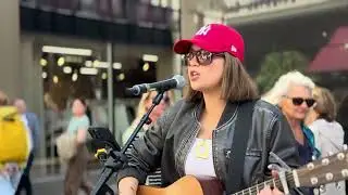 IMAGINE Adele walked past and HEARD this! | Hometown Glory Adele Allie Sherlock Cover