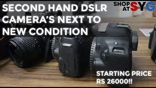 10 next to new condition cameras for sale!! Starting price only 26000rs
