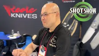 Reate Knives at Shot Show 2025   Liong Mah & David Deng show us some new knives !